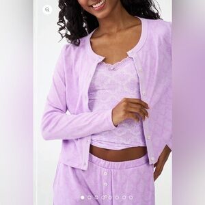 Bundle Roller Rabbit Matching Jemina Nessa Cardigan+ Pant+ Perry Cami NWT